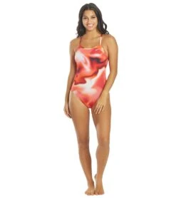 Nike Women's Amp Axis Racerback One Piece Swimsuit -Speedo Store 5665975337128 universityred 4a