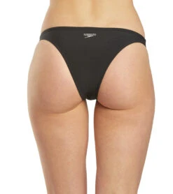 Speedo Women's Solid Classic Swimsuit Bottom -Speedo Store 5666022686888 speedoblack 3a