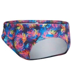 TURBO Men's Multi Color Palm Water Polo Brief
