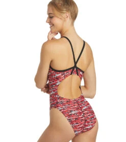Shark Thin Strap One Piece Swimsuit 7 Shark Thin Strap One Piece Swimsuit -Speedo Store 5667029352616 red 3a
