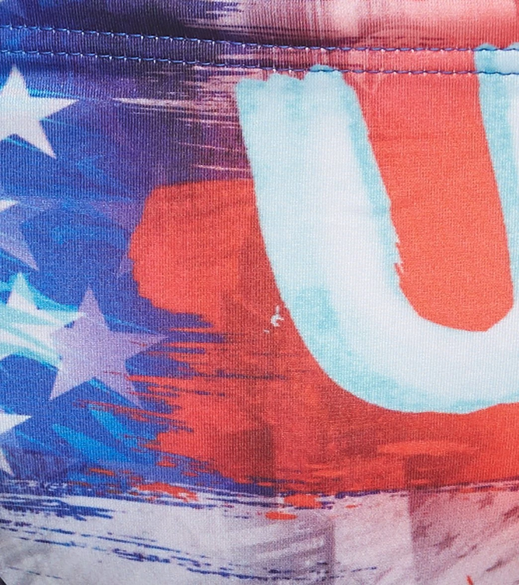 TURBO Men's USA Painting Water Polo Brief 3 TURBO Men's USA Painting Water Polo Brief - Image 3