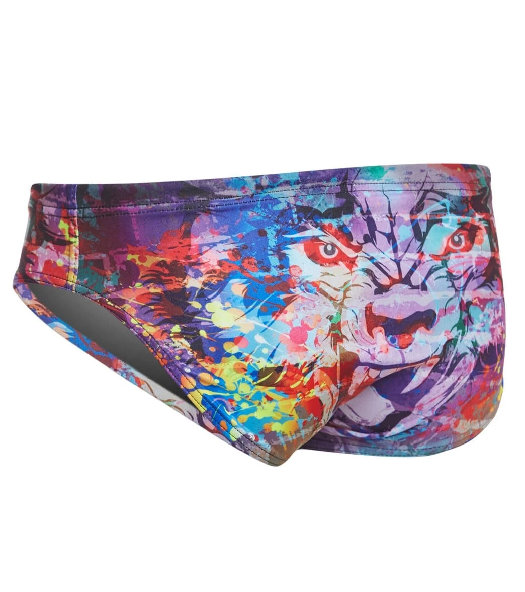 TURBO Men's Wolf Wall Water Polo Brief 1 TURBO Men's Wolf Wall Water Polo Brief