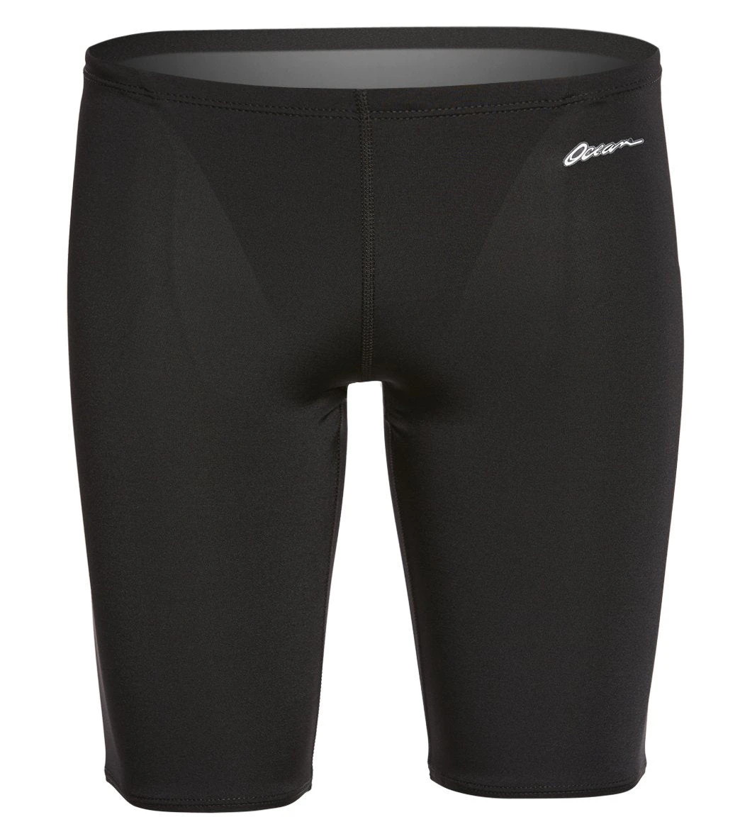 Ocean Men's Solid Jammer Swimsuit 2 Ocean Men's Solid Jammer Swimsuit - Image 2