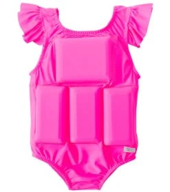 Girls' Hot Pink Princess Floatation Swimsuit (Toddler, Little Kid)