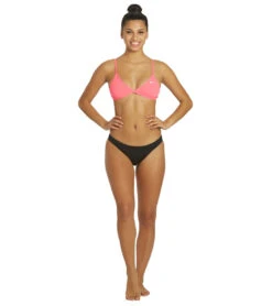Nike Women's HydraStrong Solid Bikini Bottom -Speedo Store 6033746264232 black 4a