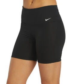 Nike Women's 6" Chlorine Resistant Essential Kick Swim Short -Speedo Store 6100144554152 black 5a