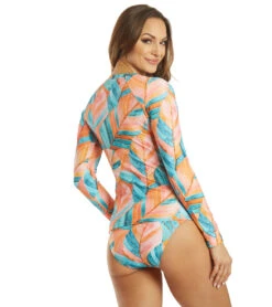 Women's Sunset Palms Surf Shirt 7 Women's Sunset Palms Surf Shirt -Speedo Store 6976249561256 cor 3a