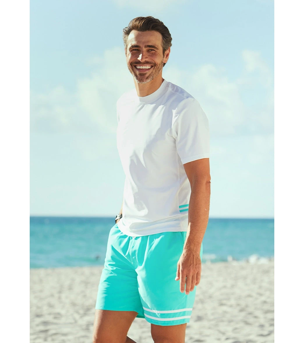 Men's Short Sleeve Rash Guard 4 Men's Short Sleeve Rash Guard - Image 4