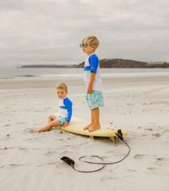 Boys' Minty Shark LS Baby Set (Baby, Toddler, Little Kid) -Speedo Store 7217018405032 mint 4a