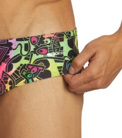 Sporti X Tyler Wallach Limited Edition Rainbow Rave Brief Swimsuit -Speedo Store 7242997039272 multi 12a