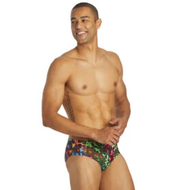 Sporti X Tyler Wallach Limited Edition Rainbow Rave Brief Swimsuit -Speedo Store 7242997039272 multi 5a