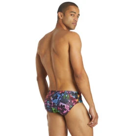 Sporti X Tyler Wallach Limited Edition Rainbow Rave Brief Swimsuit -Speedo Store 7242997039272 multi 6a