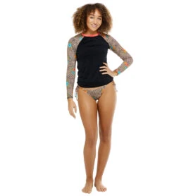 Women's Roar Parker Long Sleeve UV Rashguard -Speedo Store 7351096705192 multi 4a
