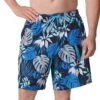 Speedo Men's 22" Big & Tall Hothouse Floral Redondo Edge Swim Trunks