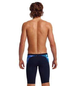 Funky Trunks Men's Blue Bars Jammer Swimsuit -Speedo Store 7394938618024 bluebars 3a