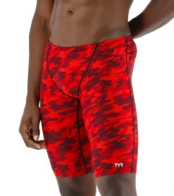 TYR Men's Camo Jammer Swimsuit -Speedo Store 7415994024104 redcamo 4a