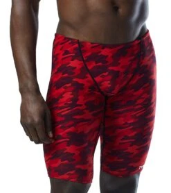 TYR Men's Camo Jammer Swimsuit -Speedo Store 7415994024104 redcamo 5a