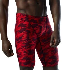 TYR Men's Camo Jammer Swimsuit -Speedo Store 7415994024104 redcamo 6a