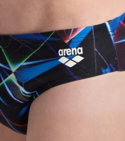 Arena Men's Allover Brief Swimsuit -Speedo Store 7468266913960 blackmulti 5a