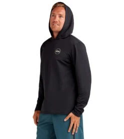Dakine Men's Mission Hoodie Long Sleeve UPF 50 Surf Shirt -Speedo Store 7476053213352 black 5a