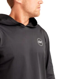 Dakine Men's Mission Hoodie Long Sleeve UPF 50 Surf Shirt -Speedo Store 7476053213352 black 7a
