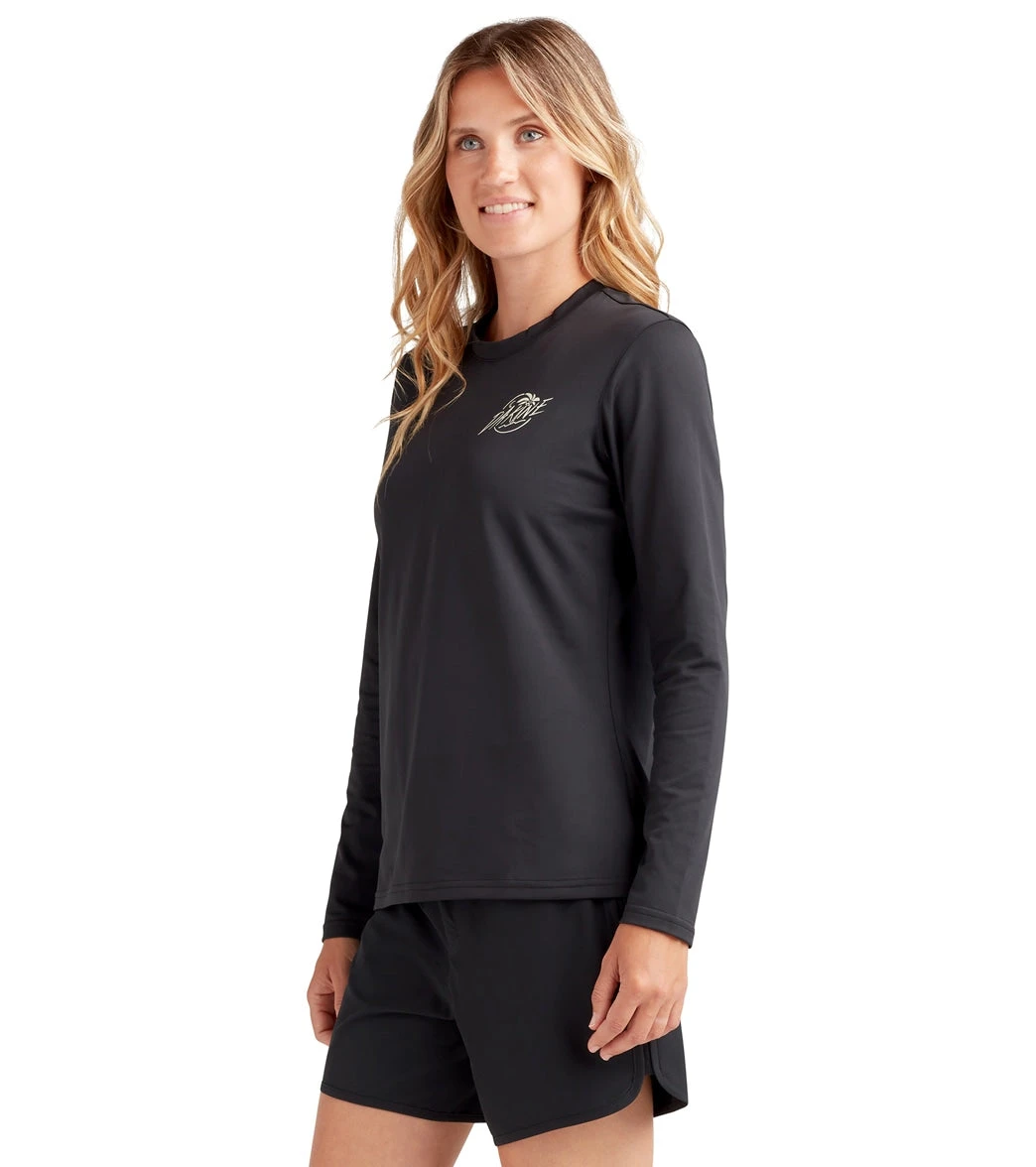 Dakine Women's Mission Crew Long Sleeve UPF 50 Surf Shirt 1 Dakine Women's Mission Crew Long Sleeve UPF 50 Surf Shirt