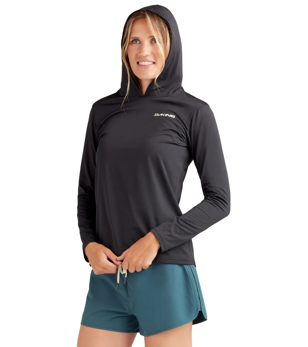 Dakine Women's Mission Hoodie Long Sleeve UPF 50 Surf Shirt 4 Dakine Women's Mission Hoodie Long Sleeve UPF 50 Surf Shirt - Image 4