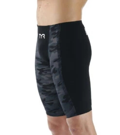 TYR Men's Shockwave High Waist Camo Jammer Tech Suit Swimsuit 15 TYR Men's Shockwave High Waist Camo Jammer Tech Suit Swimsuit -Speedo Store 7494507004072 blackcamo 4a