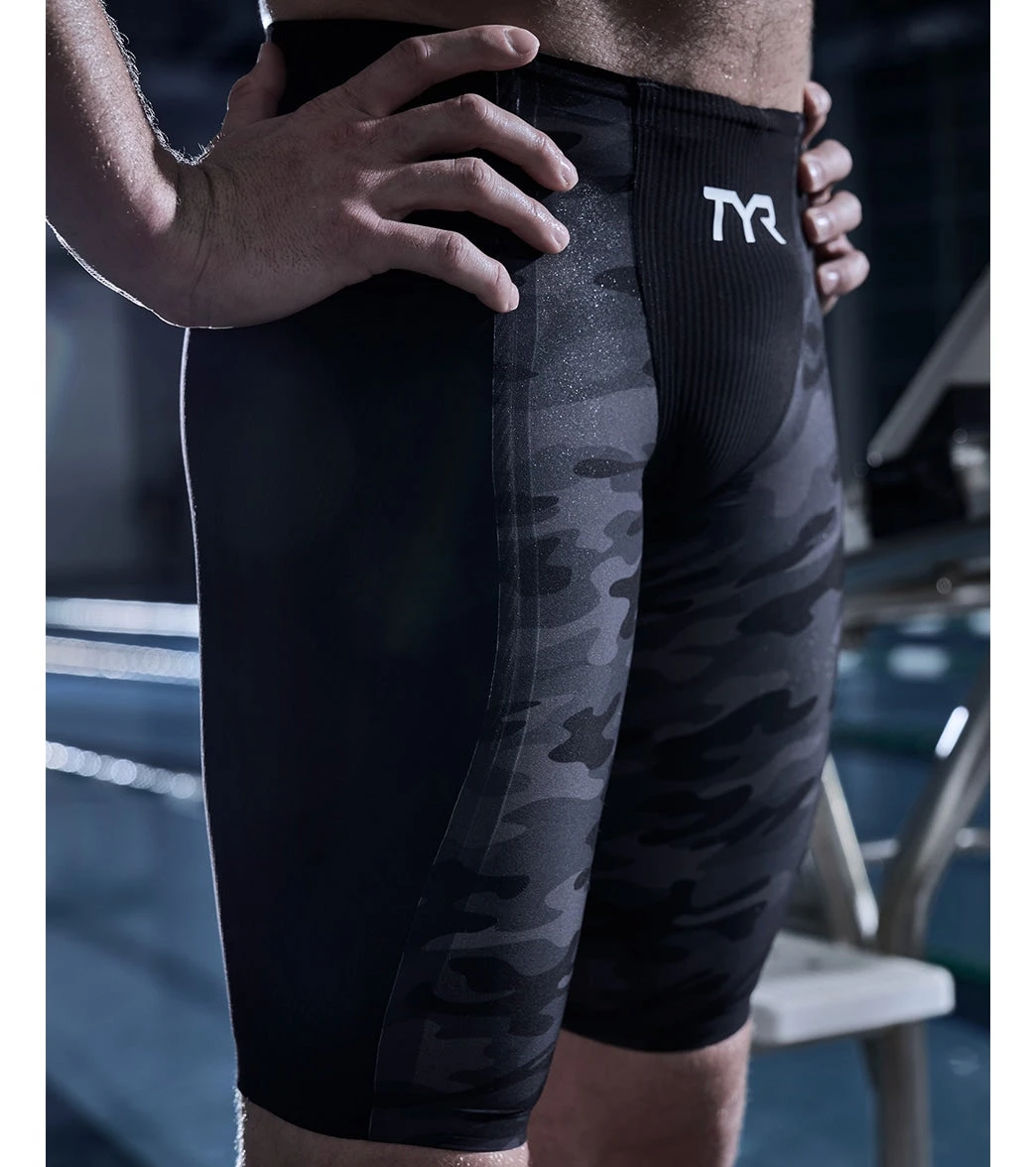 TYR Men's Shockwave High Waist Camo Jammer Tech Suit Swimsuit 8 TYR Men's Shockwave High Waist Camo Jammer Tech Suit Swimsuit - Image 8