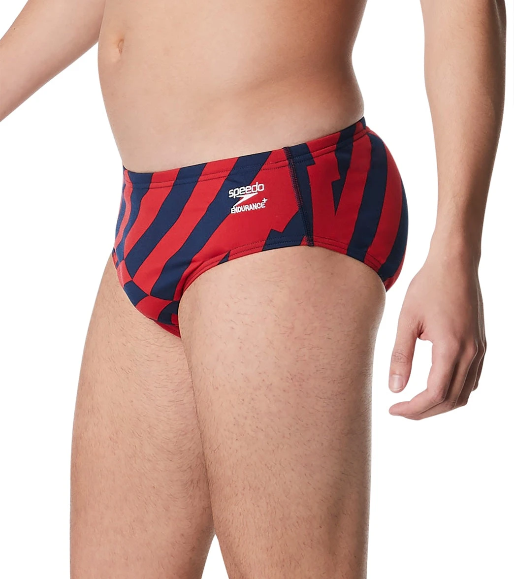 Speedo Men's Vortex Maze Brief Swimsuit 2 Speedo Men's Vortex Maze Brief Swimsuit - Image 2