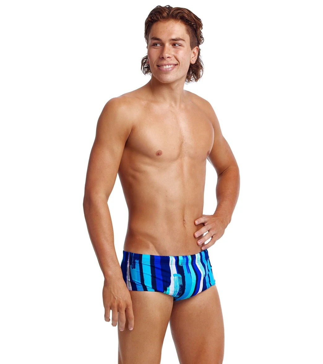 Funky Trunks Men's Roller Paint Sidewinder Square Leg Swimsuit 2 Funky Trunks Men's Roller Paint Sidewinder Square Leg Swimsuit - Image 2