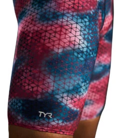 TYR Men's Starhex Jammer Swimsuit -Speedo Store 7539490259112 redmulti 10a