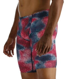 TYR Men's Starhex Jammer Swimsuit -Speedo Store 7539490259112 redmulti 4a