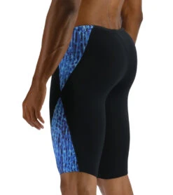 TYR Men's Atolla Blade Jammer Swimsuit 10 TYR Men's Atolla Blade Jammer Swimsuit -Speedo Store 7539503399080 blue 5a