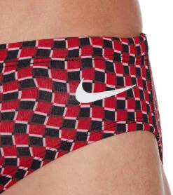 Nike Men's Drippy Check Brief Swimsuit 8 Nike Men's Drippy Check Brief Swimsuit -Speedo Store 7547167998120 universityred 4a