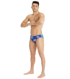 Arena Men's Blue Winter Brief Swimsuit -Speedo Store 7621090934952 bluewinter 3a