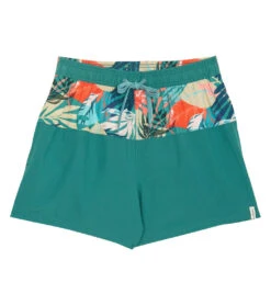 Men's Palm Inset Swim Trunks