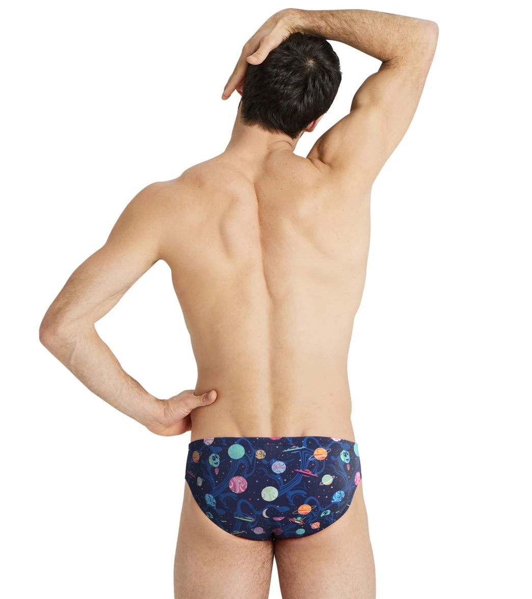 Arena Men's Drew Kibler Space Aliens Brief Swimsuit 2 Arena Men's Drew Kibler Space Aliens Brief Swimsuit - Image 2