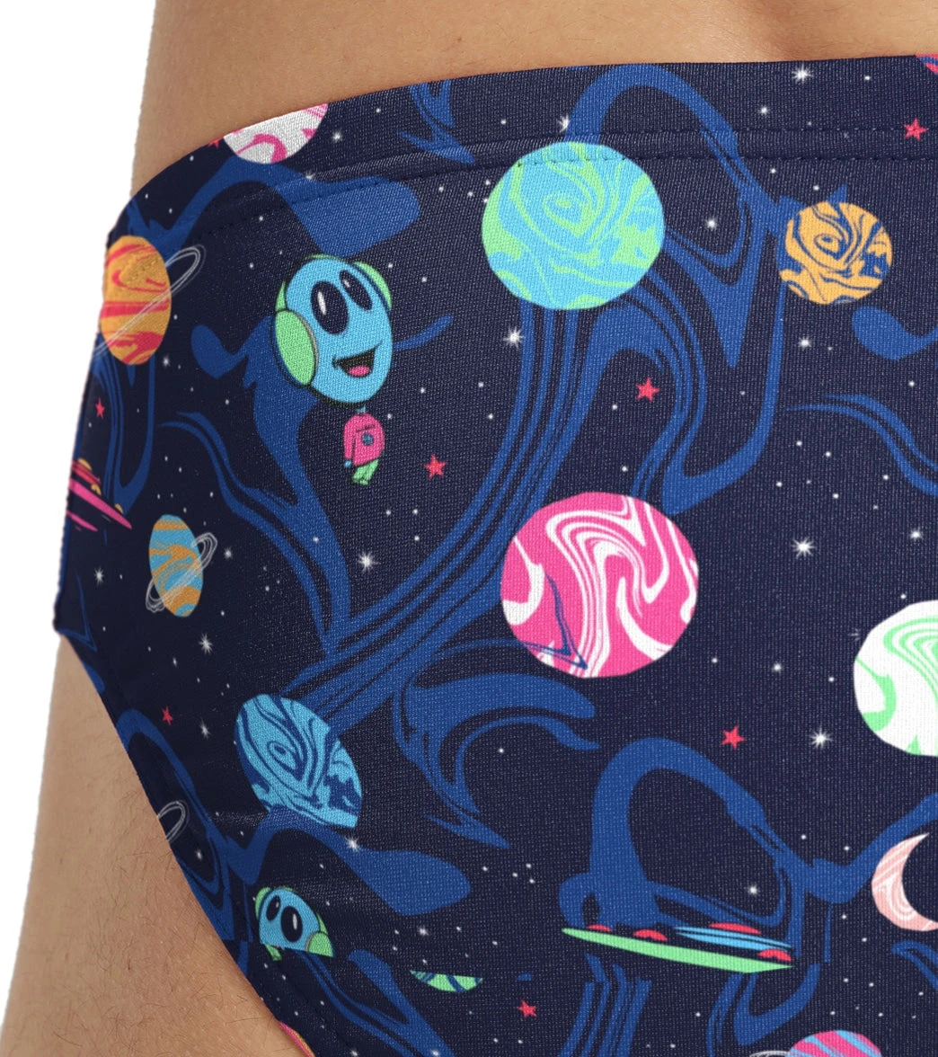 Arena Men's Drew Kibler Space Aliens Brief Swimsuit 5 Arena Men's Drew Kibler Space Aliens Brief Swimsuit - Image 5