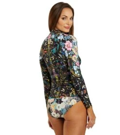 Johnny Was Women's Floral Peace Joy Surf Shirt 6 Johnny Was Women's Floral Peace Joy Surf Shirt -Speedo Store 7716790927528 multi 3a
