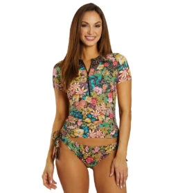 Johnny Was Women's Millo Zebra Surf Shirt