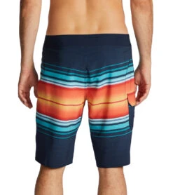 Billabong Men's 20" All Day Stripe Pro Board Shorts -Speedo Store 7756443222184 navy 3a
