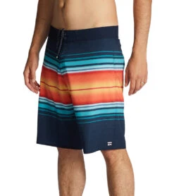 Billabong Men's 20" All Day Stripe Pro Board Shorts -Speedo Store 7756443222184 navy 4a